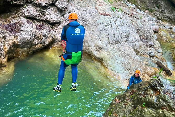 Beginner Canyoning Tour in the Sušec Canyon - Bovec Slovenia - Meeting in Čezsoča and preparing for the water
