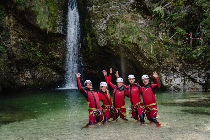 Bled Canyoning Experience - Abseiling beside the waterfalls