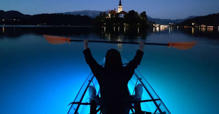 Bled: Guided Kayaking Tour in a Transparent Kayak - A Different View of Lake Bled