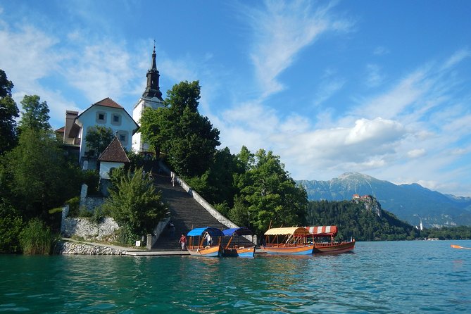 Bled Lake Day Tour From Ljubljana - The island boat and Bled cake