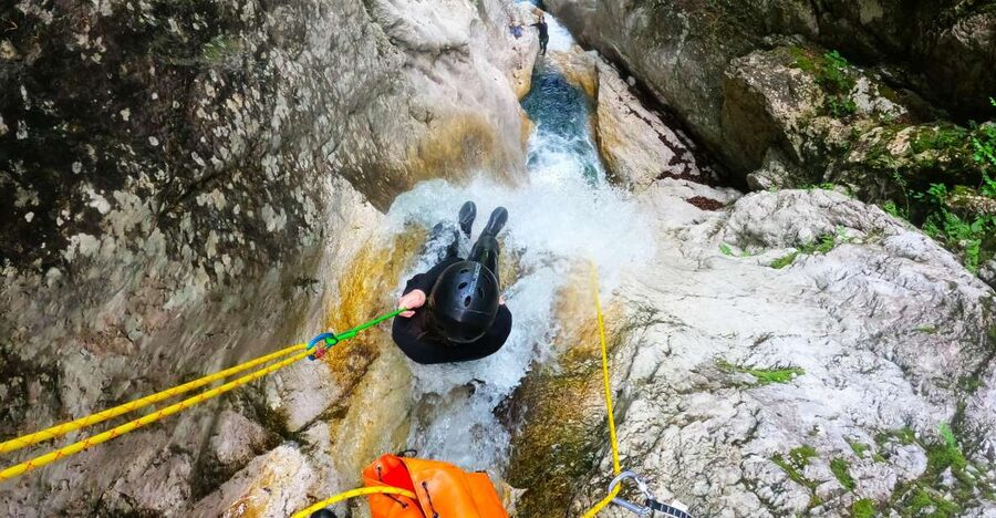 Bovec: 100% Unforgettable Canyoning Adventure + FREE photos - The 15-Minute Van Ride and 20-Minute Walk