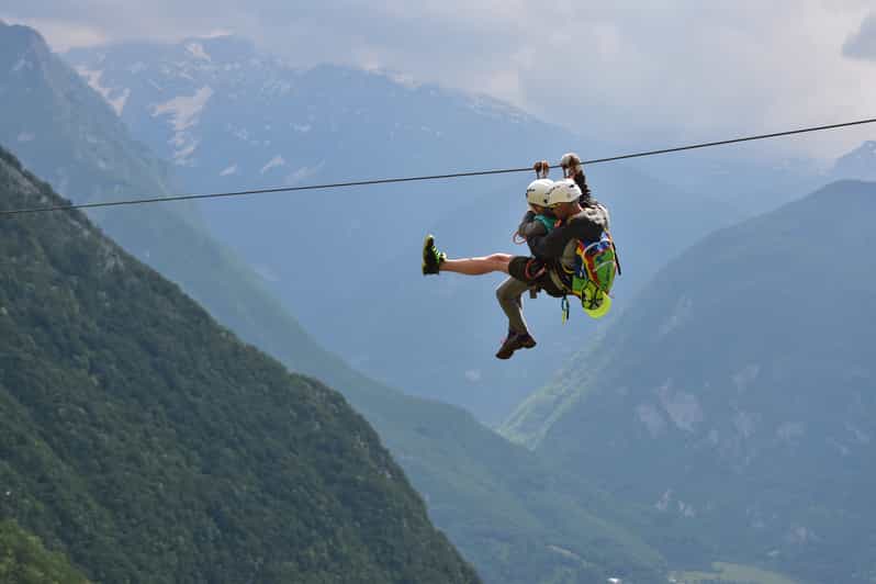Bovec: Panoramic Zipline Tour - The forest walks and practical effort