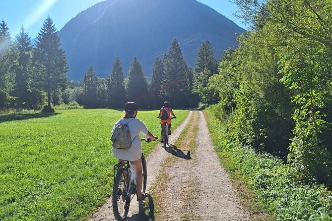 Bovec Private E-bike tour - Exploring hidden gems - Šunikov Vodni Gaj and its small waterfalls