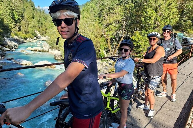 Bovec Private E-bike tour - Exploring hidden gems - Velika Korita Soče and the force of the gorge