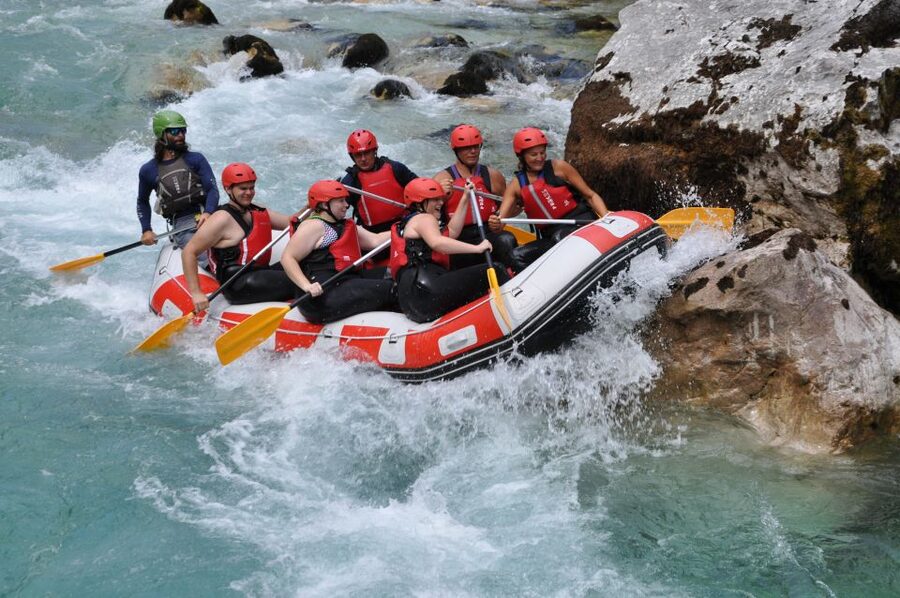 Bovec: Soca River Adventure Rafting With Photos Included - Stops, swimming, and the free photo package