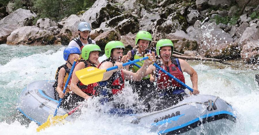 Bovec: Soča River Rafting Adventure with Photos and Drink - The short ride past Boka Waterfall