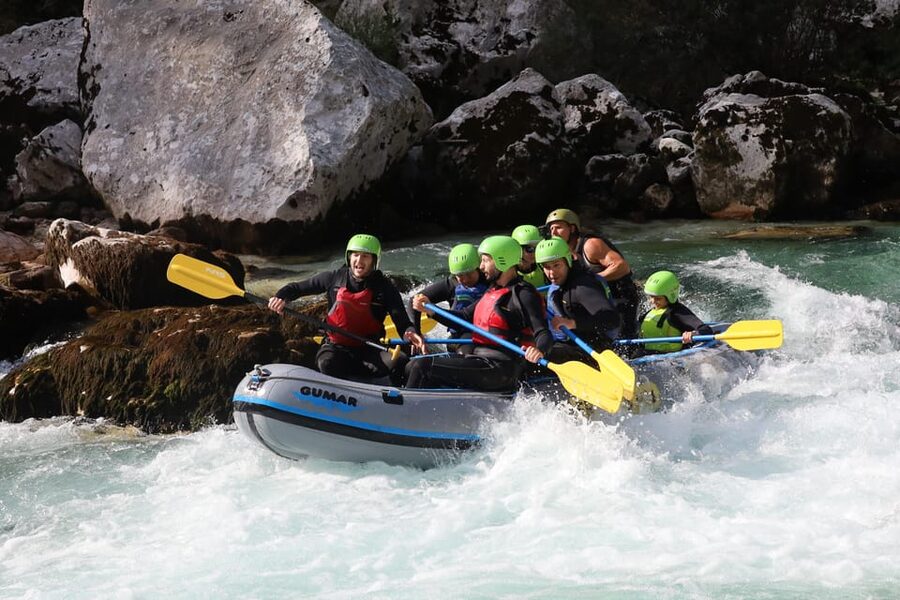 Bovec: Soča River Rafting Adventure with Photos and Drink - The 10-minute break and short swim