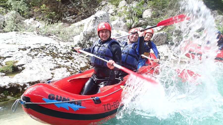 Bovec: Whitewater Canoeing on the Soča River - Rock formations, swimming, and optional jumps