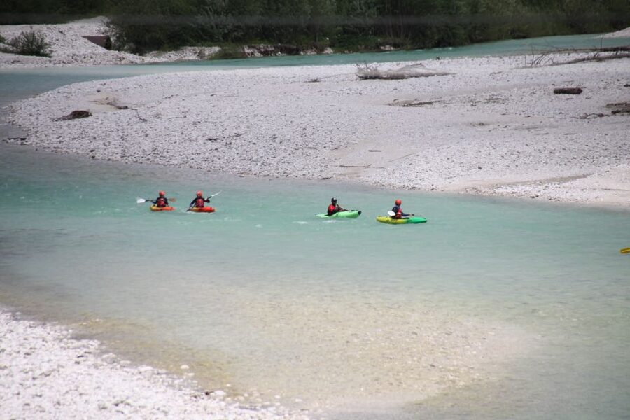 Bovec: Whitewater Kayaking on the Soča River - The 5 to 10 kilometer run through the canyon