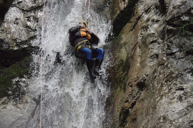 Canyoning in Susec Canyon - Susec Waterfall is the natural centerpiece