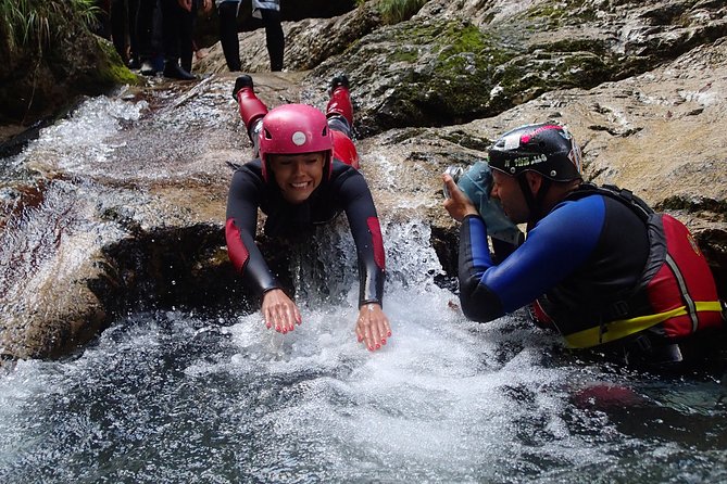 CANYONING in Susec from Bovec, Families welcome, photo service - Why the equipment and guides matter