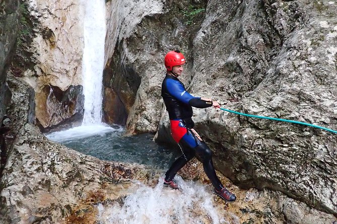 CANYONING in Susec from Bovec, Families welcome, photo service - Finishing at the canyon exit and returning to Bovec