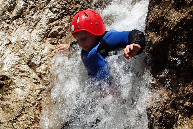 CANYONING in Susec from Bovec, Families welcome, photo service - Sliding, jumping, and moving through the gorge