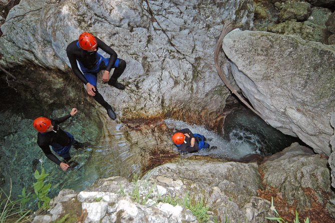 Canyoning in Susec Gorge from Bovec - What the $78.64 price covers