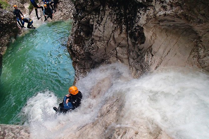 Canyoning in Susec Gorge from Bovec - Entering Sušec Gorge and its natural water park