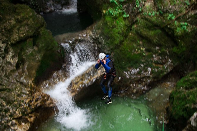 Canyoning Lake Bled Slovenia - Free Photos and Videos - Springs, pools, and waterfall jumps