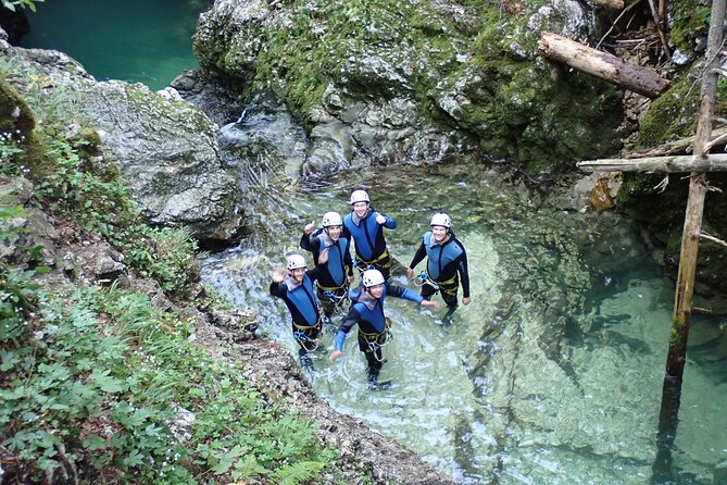 Canyoning Lake Bled Slovenia With Photos and Videos - Swimming, natural slides, and jumps