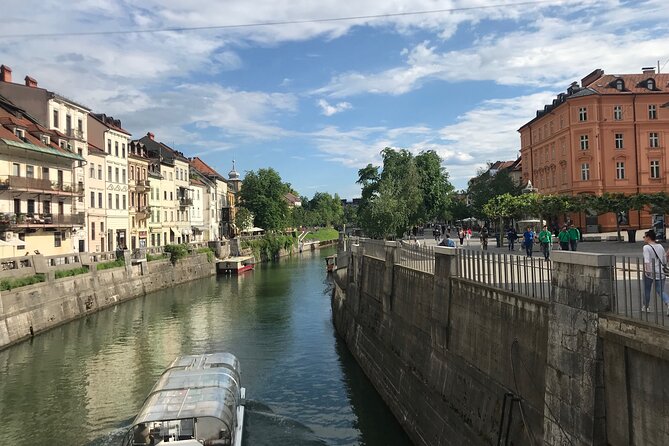 City Tour of Ljubljana - Butcher’s Bridge and the open-air market