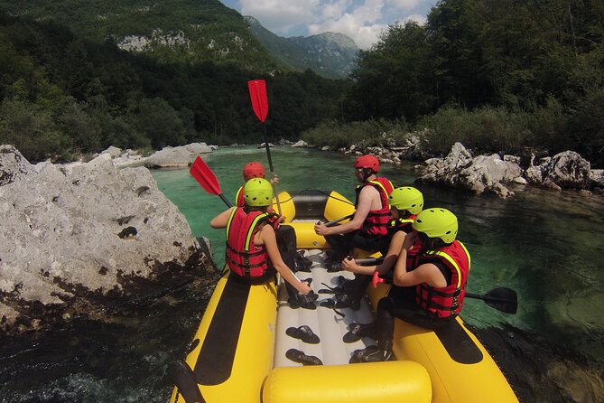 CLASSIC RAFTING on Soča river - Meeting in Kobarid and getting to the river