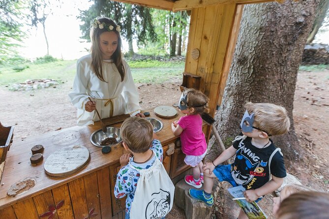 Family Adventure in Bled - Enchanted Forest theme park - Kuštrela’s Herb Meadow
