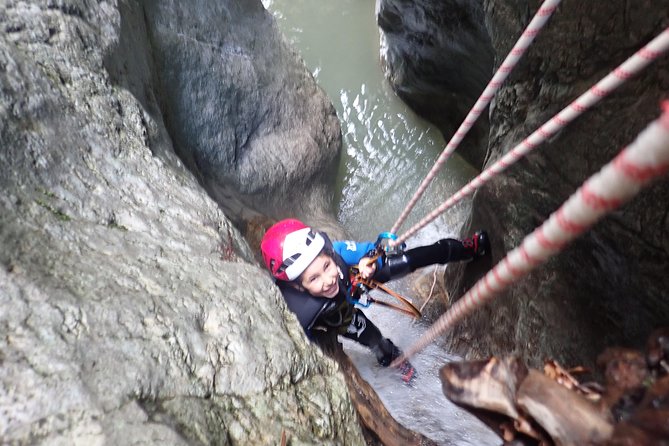 Family Canyoning near Lake Bled - The role of the guide