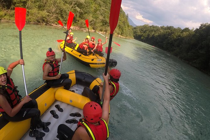 Family Rafting On Soca River - Easy water first, whitewater later