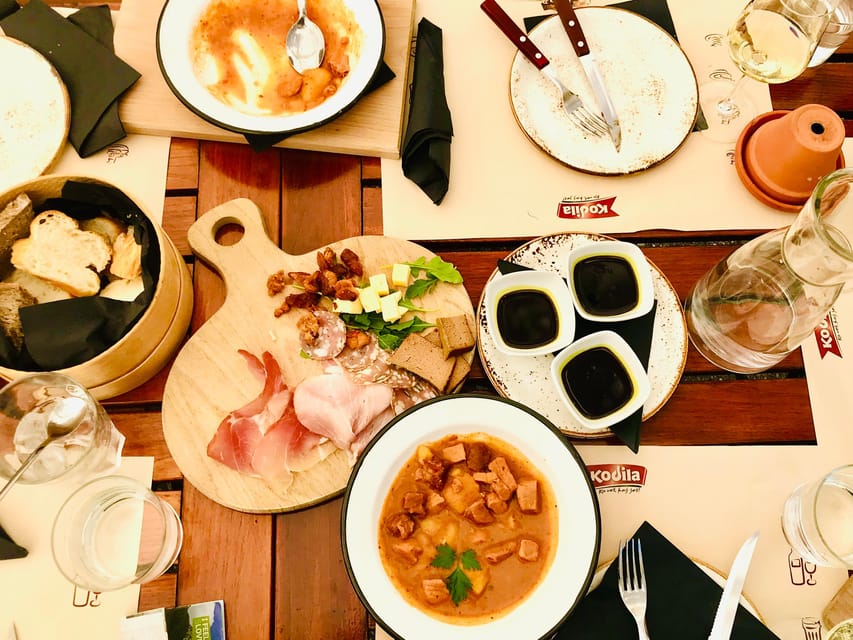Food & Wine tour with a Sommelier - Four or more stops, with a changing Slovenian menu
