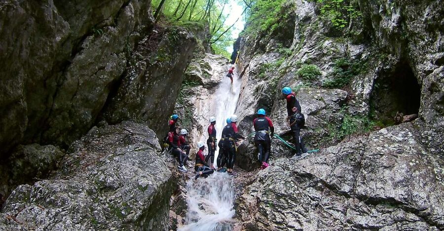 From Bovec: Half-Day Canyoning Tour in Soča Valley - The uphill approach takes 20 to 30 minutes