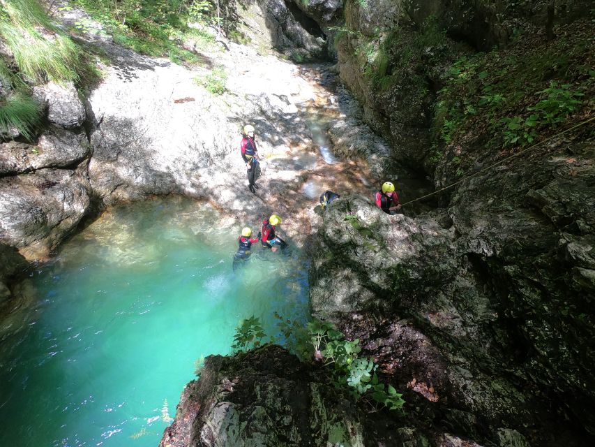 From Bovec: Half-Day Canyoning Tour in Soča Valley - Entering Emerald Creek