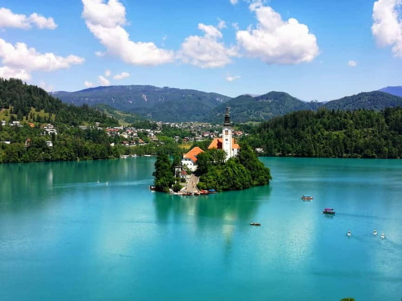 From Ljubljana: Lake Bled Tour - Bled Castle, perched above the lake