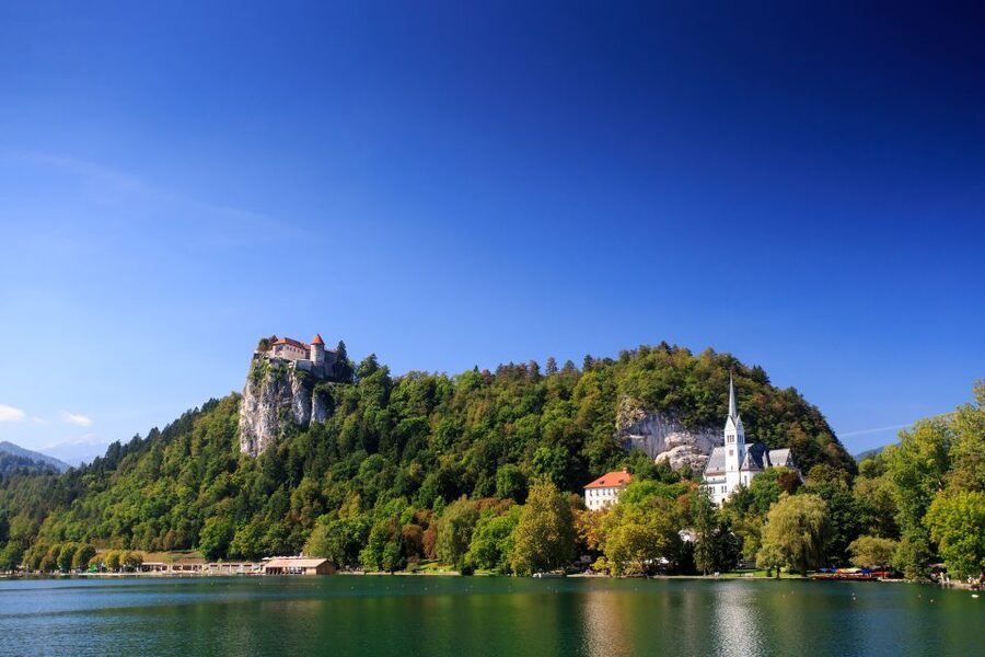 From Porec: Alpine Jewel Lake Bled - The long road from Porec into Slovenia