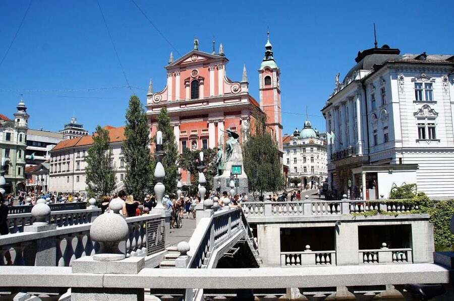 From Zagreb: Postojna Cave, Lake Bled, Ljubljana Day Trip - The Ljubljana Castle funicular and final city view