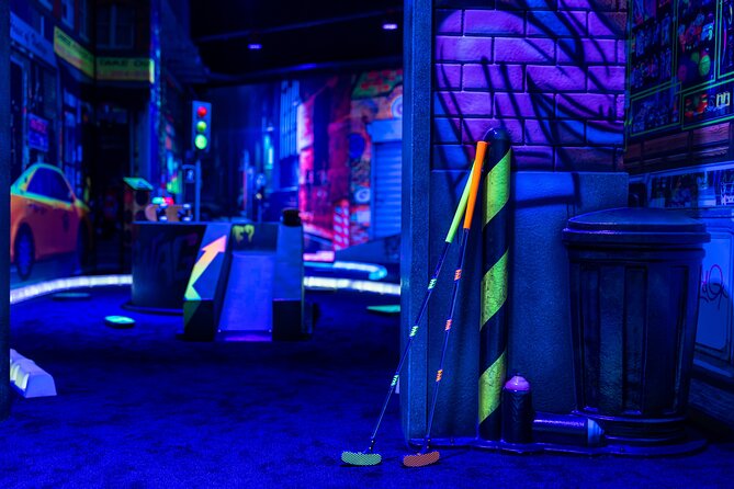 Glow In The Dark Mini Golf Course in Maribor - What the WOOP! Maribor experience feels like
