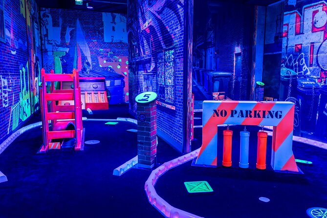 Glow In The Dark Mini Golf Course in Maribor - Fifteen holes, fifteen small challenges