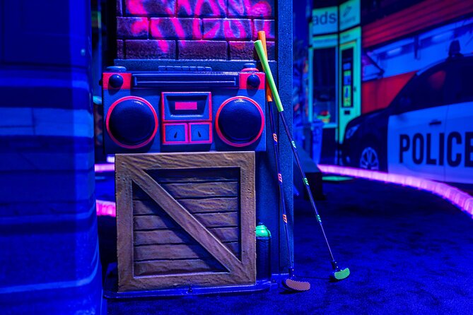 Glow In The Dark Mini Golf Course in Maribor - Neon light, music, and photo opportunities
