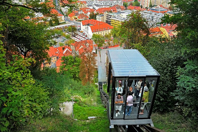 Guided Walk and Funicular Ride to Ljubljana Castle - The Town Hall courtyard and Ljubljana’s civic center