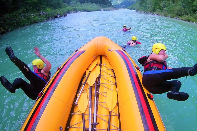 Half Day Rafting On Soca River - Swimming, rock jumps, and raft slides