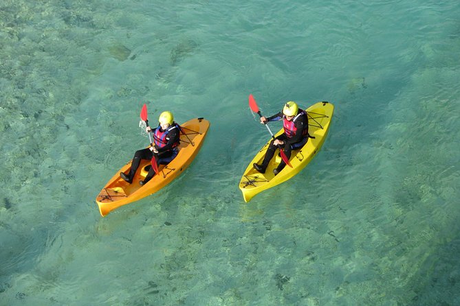 Kayak Trip On Soca River - Learning the basics in a sit-on-top kayak