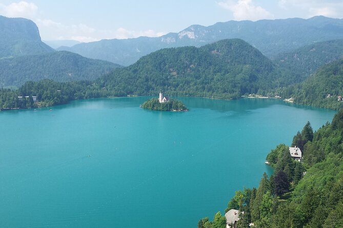 Lake Bled and Ljubljana Private Shore Excursion from Koper - Lake Bled and the island view
