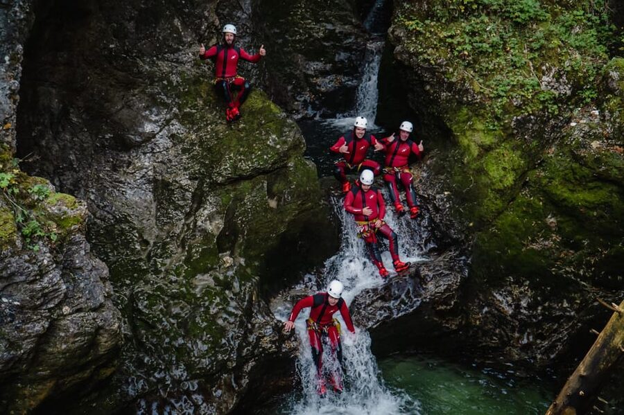 Lake Bled: Canyoning Adventure with Free Footage - Walking up before working your way down