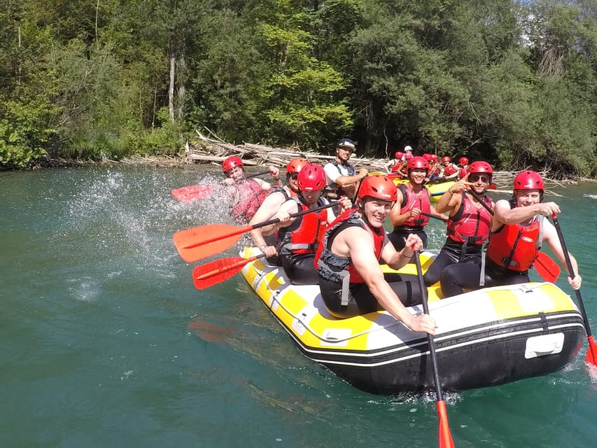 Lake Bled: Canyoning and Rafting Tour with Photos and Videos - Guides, safety, and group size