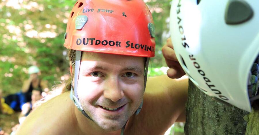 Lake Bled: Canyoning Excursion With Photos - Getting fitted for the canyon