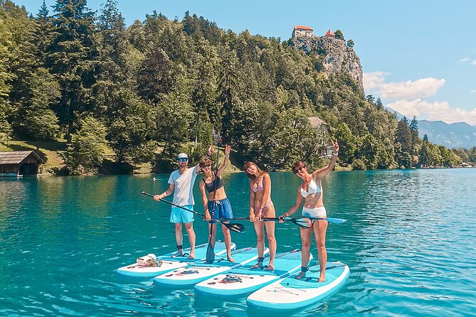 Lake Bled Stand-Up Paddle Boarding Lesson and Tour - Paddling toward Bled Island