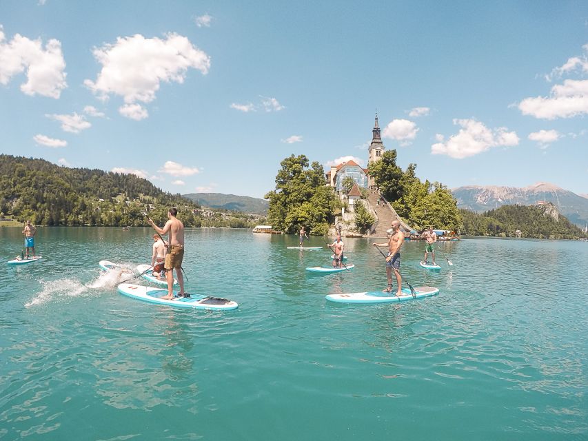 Lake Bled Stand-Up Paddle Boarding Tour - Paddling Toward Bled Castle and Bled Island