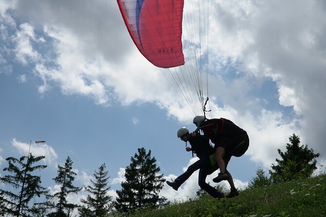 Lake Bled Tandem Paragliding - Landing near the lake and returning to Bled