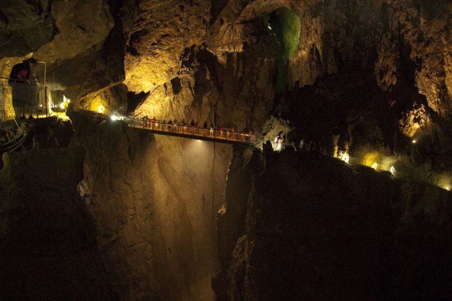 Lipica Stud Farm and Škocjan Caves from Trieste - Entering the UNESCO-listed Škocjan Caves