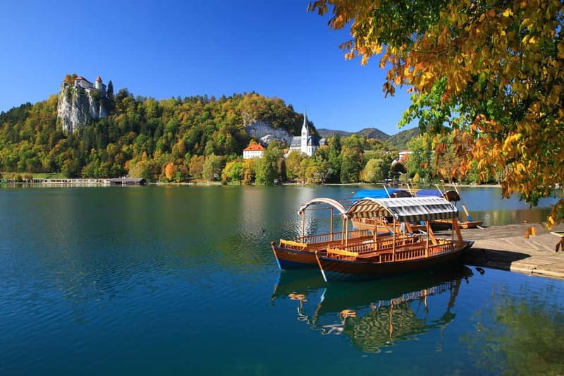 Ljubljana: Lake Bled and Bohinj Tour with Savica Waterfall - Bled Castle adds history and a high view
