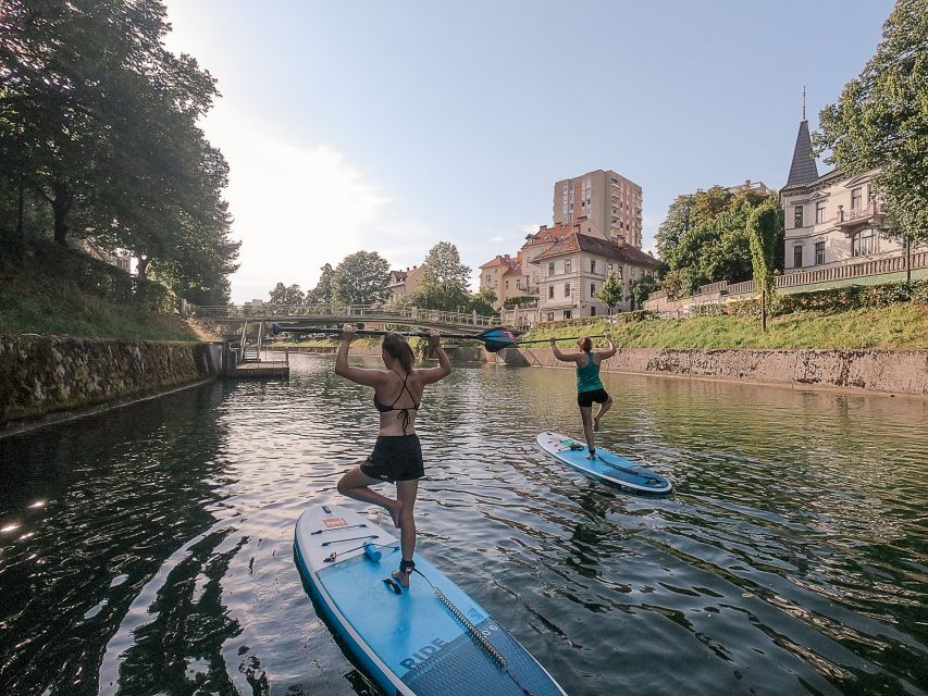 Ljubljana: Stand-Up Paddle Boarding Tour - Choosing the city route or the greener side