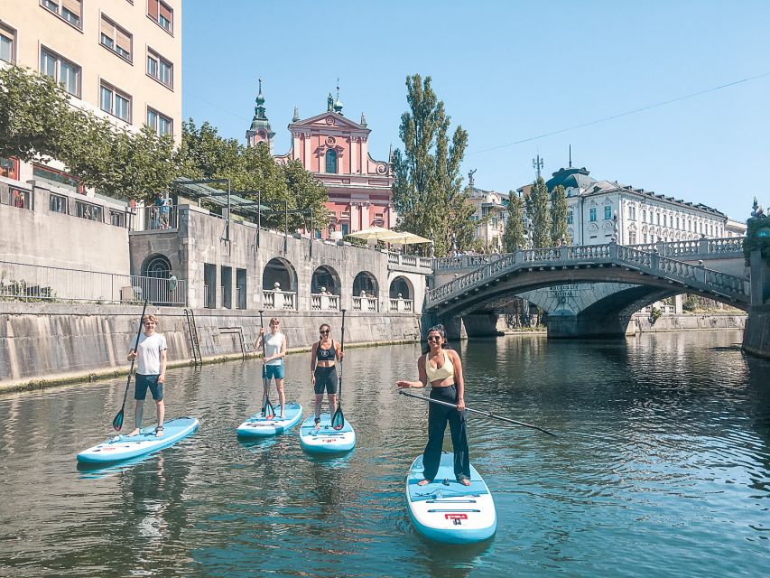 Ljubljana: Stand-Up Paddle Boarding Tour - Games, yoga, or a quiet moment
