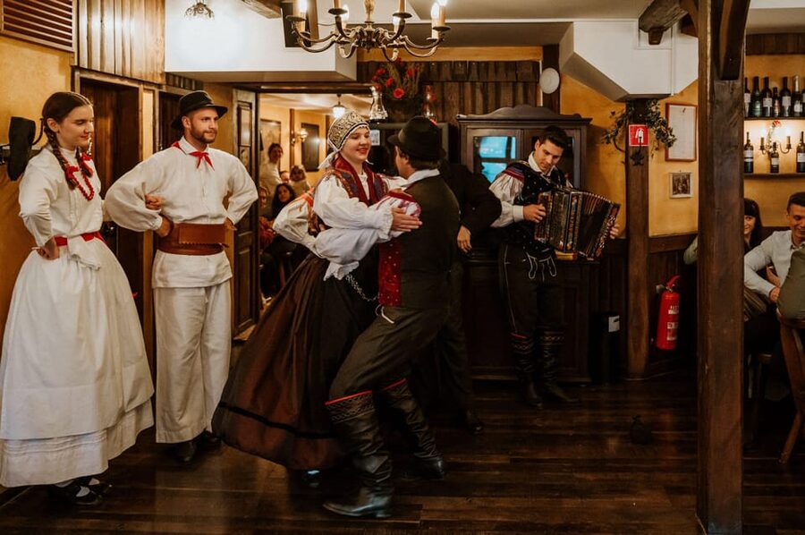Ljubljana: Traditional Slovenian Dinner and Show - Music and stories before you take the floor